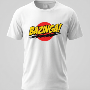 Polera Bazinga Blanca